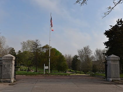 Forest Cemetery Entrance
