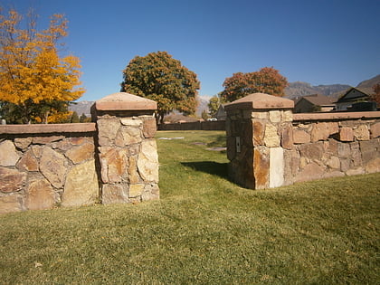 american fork cemetery rock wall