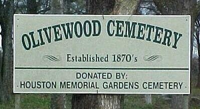 olivewood cemetery houston