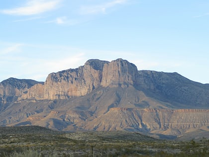 montagnes guadalupe parc national des guadalupe mountains