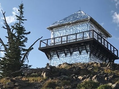 mount brown fire lookout parc national de glacier