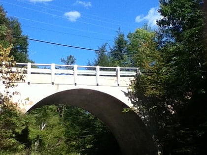 middlebury gorge concrete arch bridge