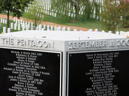 victims of terrorist attack on the pentagon memorial arlington county