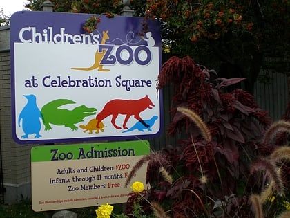 childrens zoo at celebration square saginaw