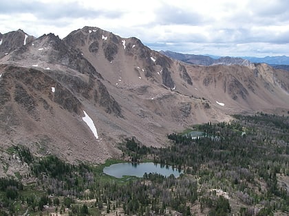 born lakes white clouds wilderness