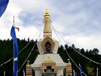 the great stupa of dharmakaya foret nationale de roosevelt