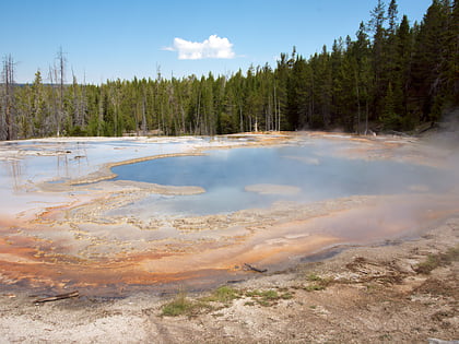 solitary geyser yellowstone nationalpark