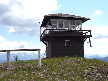 huckleberry fire lookout park narodowy glacier