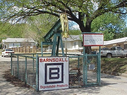barnsdall main street well site park stanowy osage hills