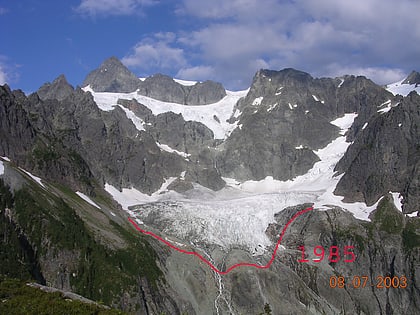 lower curtis glacier parque nacional de las cascadas del norte