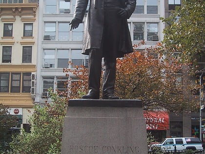 statue of roscoe conkling nueva york