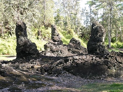 monument detat de lava tree pahoa