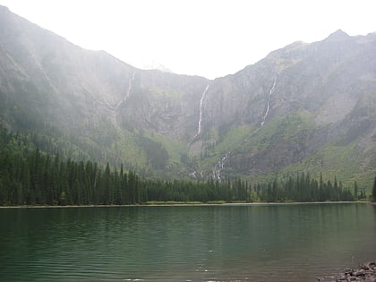 avalanche lake park narodowy glacier