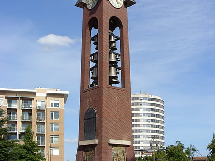 salmon run bell tower vancouver