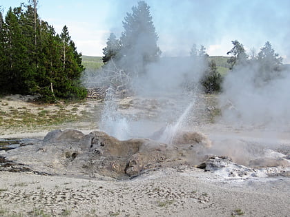 jet geyser park narodowy yellowstone