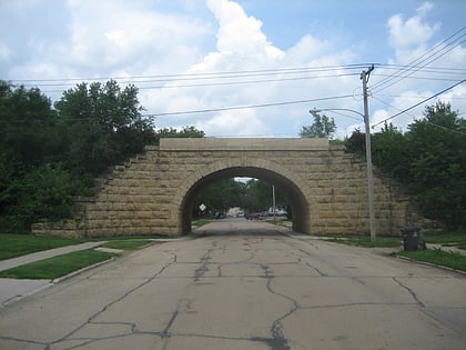 illinois central stone arch railroad bridges dixon