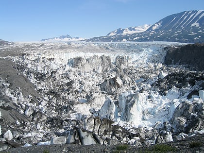 tustumena glacier parque nacional de los fiordos de kenai