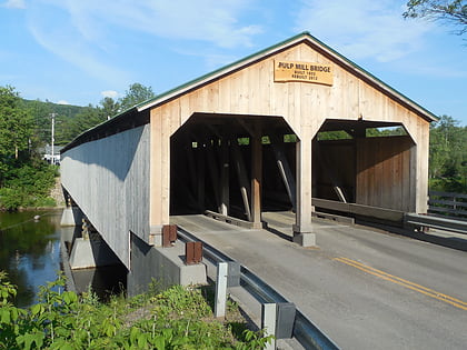 pulp mill covered bridge middlebury
