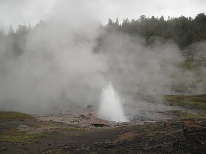 artesia geyser parque nacional de yellowstone