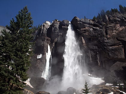 bridal veil falls uncompahgre national forest