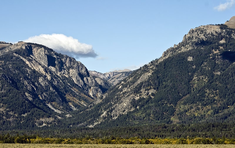 granite canyon parc national de grand teton