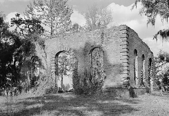 biggin church ruins francis marion national forest