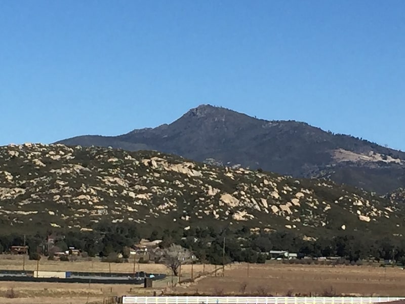 cuyamaca peak park stanowy cuyamaca rancho