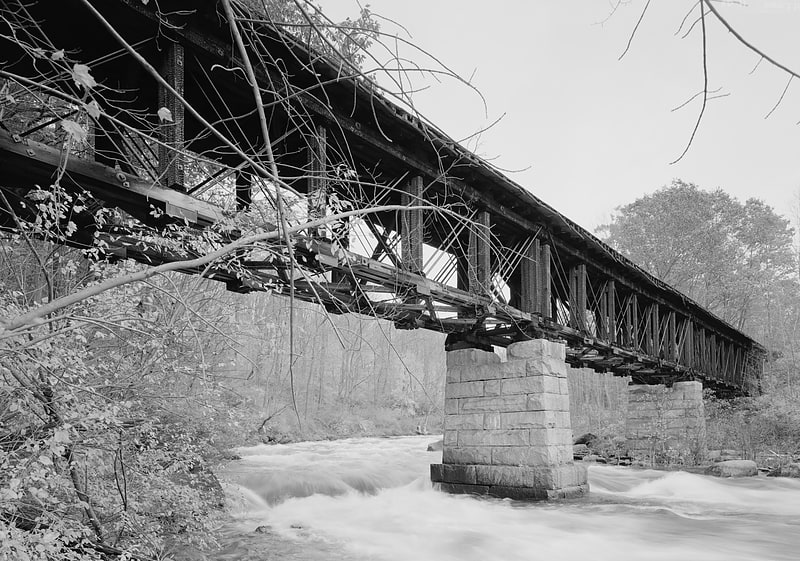 sulphite railroad bridge franklin