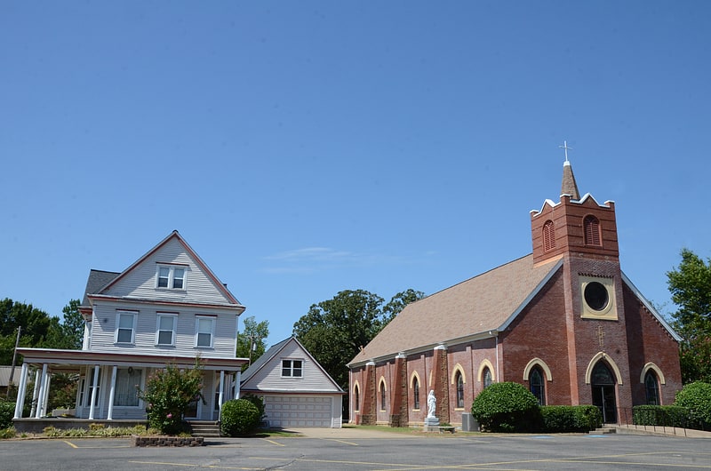 sacred heart catholic church and rectory wilburton