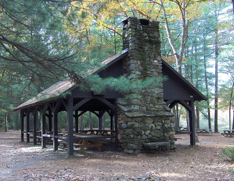 massacoe forest pavilion stratton brook state park