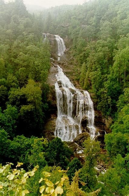 upper whitewater falls pisgah national forest