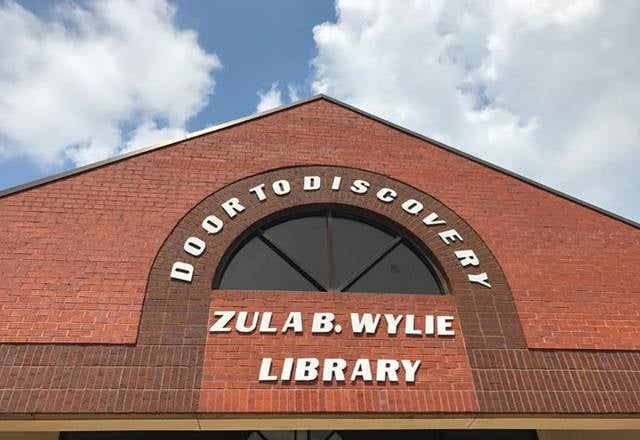 zula b wylie public library in cedar hill