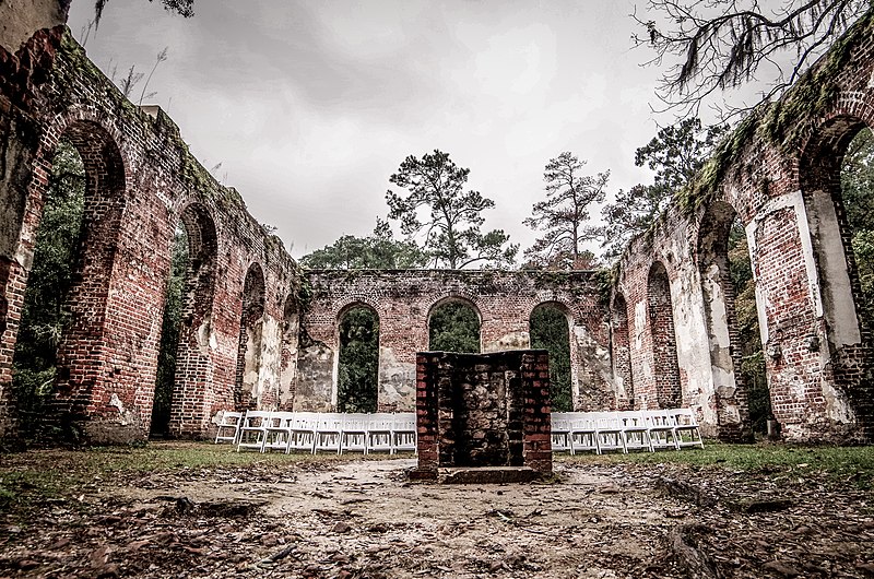 Old Sheldon Church Ruins