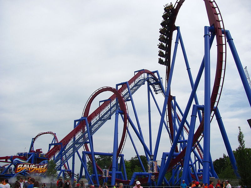 Banshee Roller Coaster