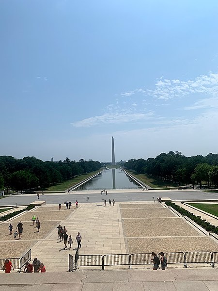Staw przed Pomnikiem Lincolna