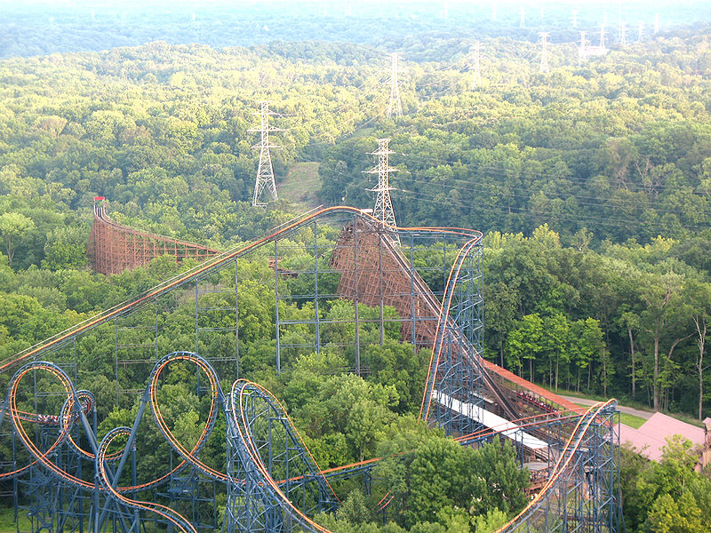 The Beast Roller Coaster