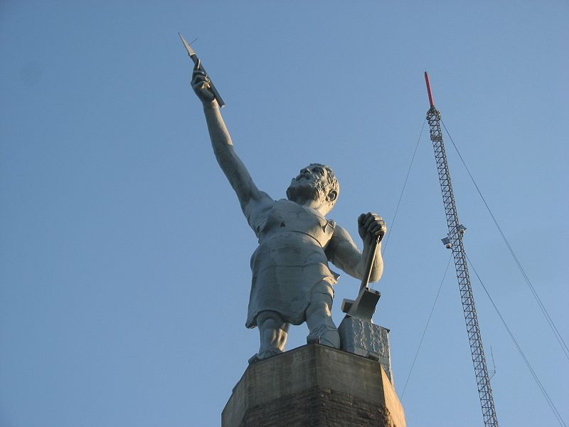 Vulcan statue