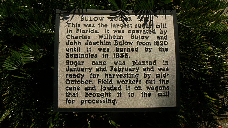 Parc historique d'État de Bulow Plantation Ruins