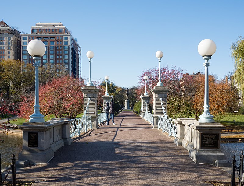Boston Public Garden Foot Bridge
