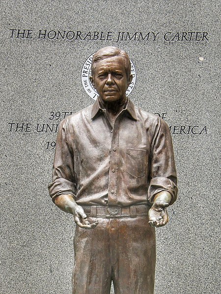 Statue of Jimmy Carter