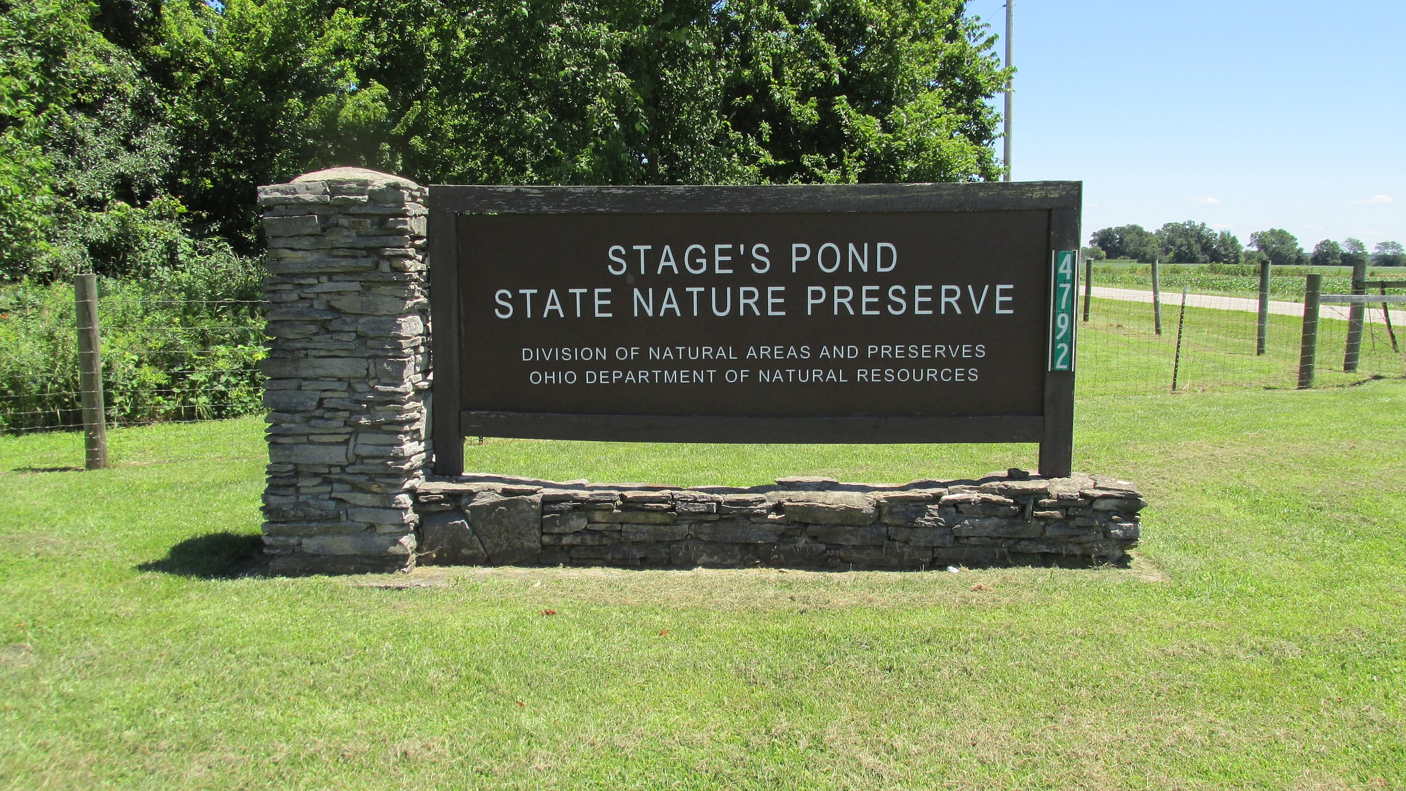 Stage's Pond State Nature Preserve, Vereinigte Staaten