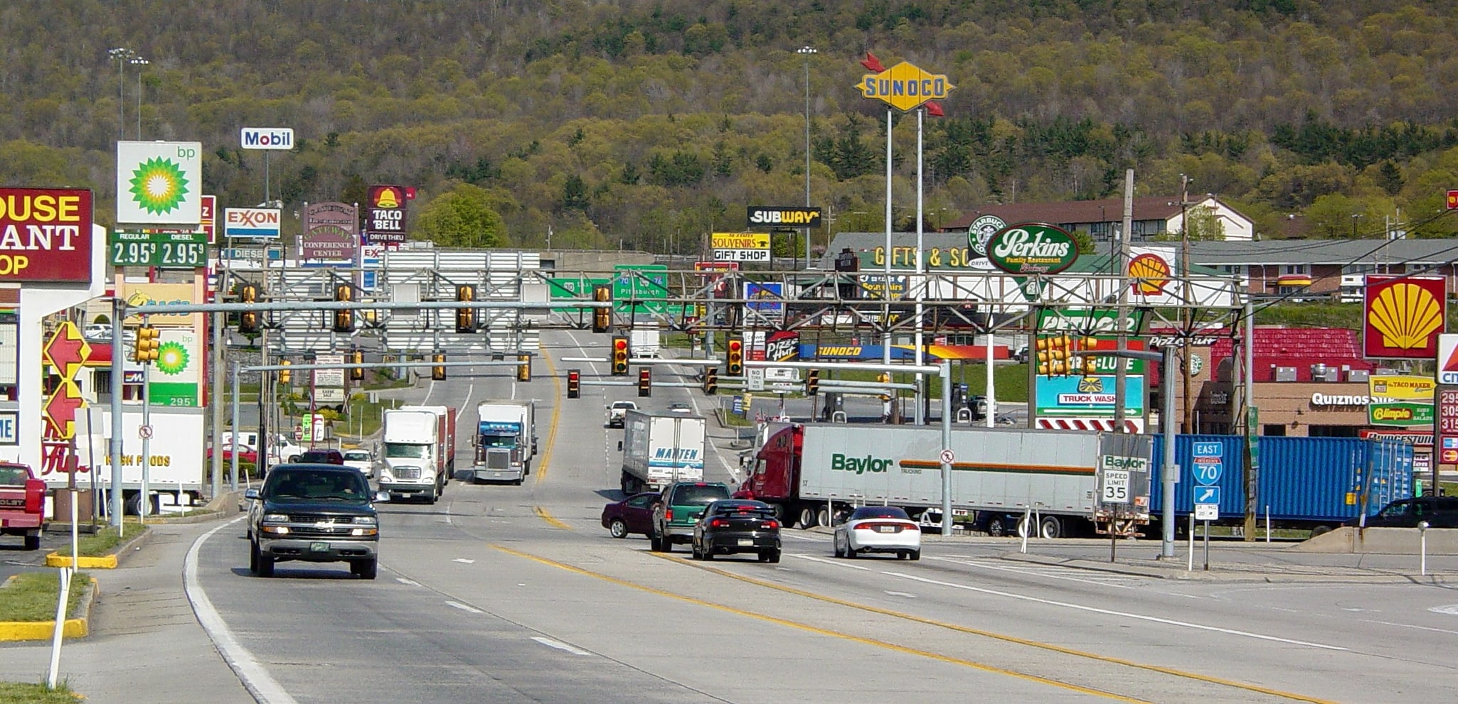 Breezewood, États-Unis