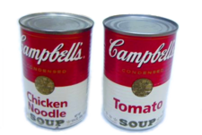 Latas de sopa Campbell