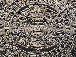 Aztec sun stone
