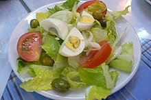 Salade aux œufs
