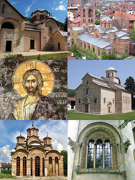 Monuments médiévaux au Kosovo